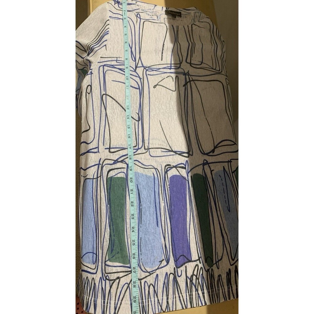 Frederique Dress Boutique Color Block Womens Sz L Knee Length 1/4 Sleeve - Picture 10 of 11